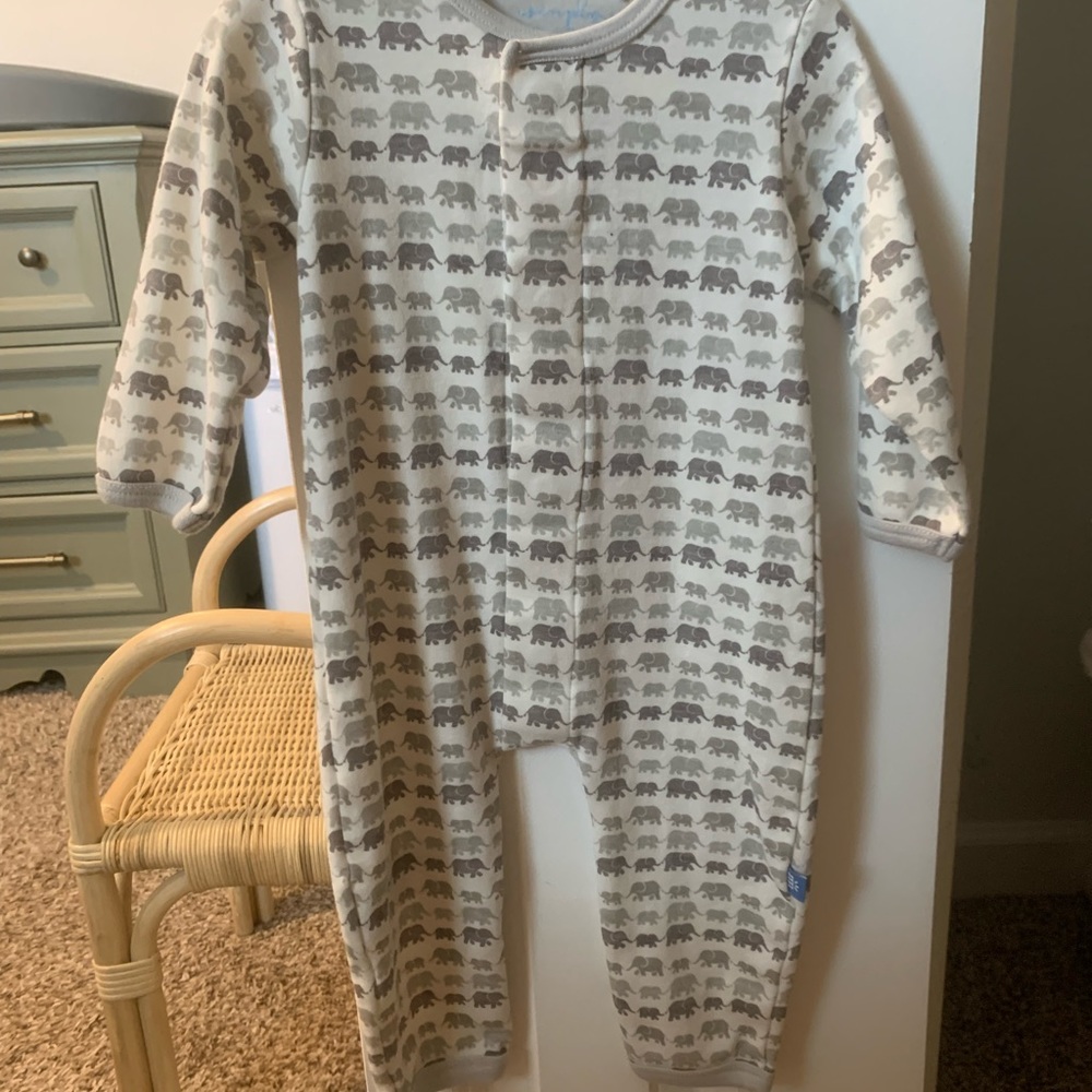 2 Magnetic Me Baby Rompers